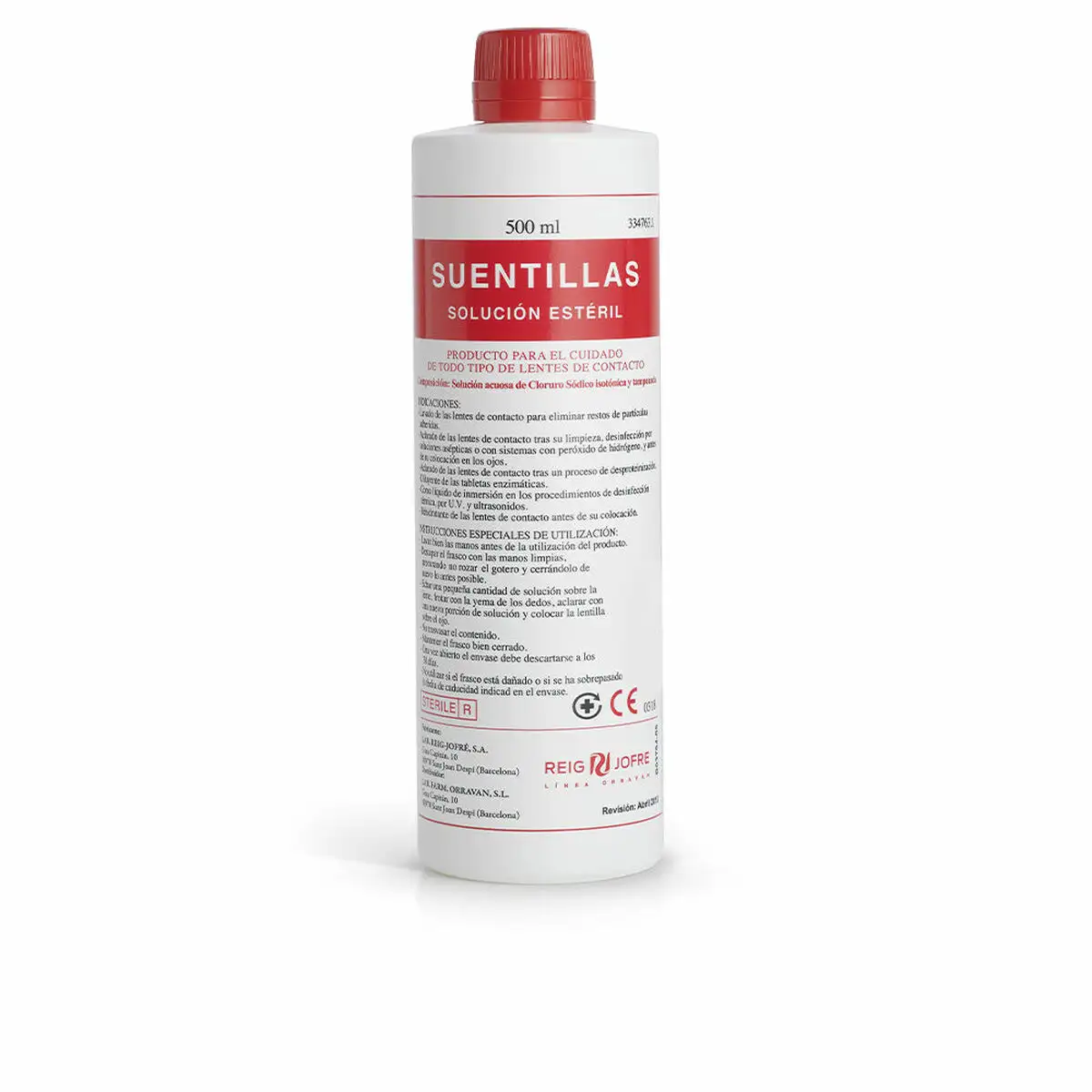 Serum physiologique suentillas lentilles de contact 500 ml_5097. DIAYTAR SENEGAL - Votre Destination Shopping Éthique. Parcourez notre gamme et choisissez des articles qui respectent l'environnement et les communautés locales.