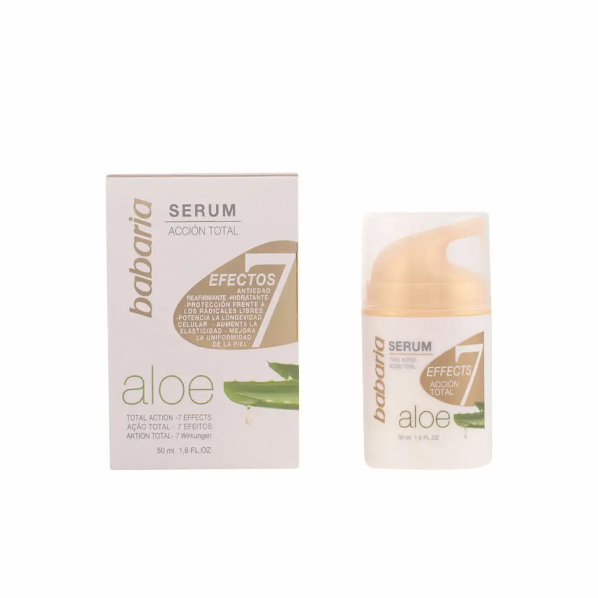 Serum visage babaria accion total aloe vera 7 en 1 50 ml _9239. DIAYTAR SENEGAL - Où Chaque Sélection est une Victoire. Découvrez notre boutique en ligne et trouvez des articles qui vous rendent la vie plus belle, un choix à la fois.