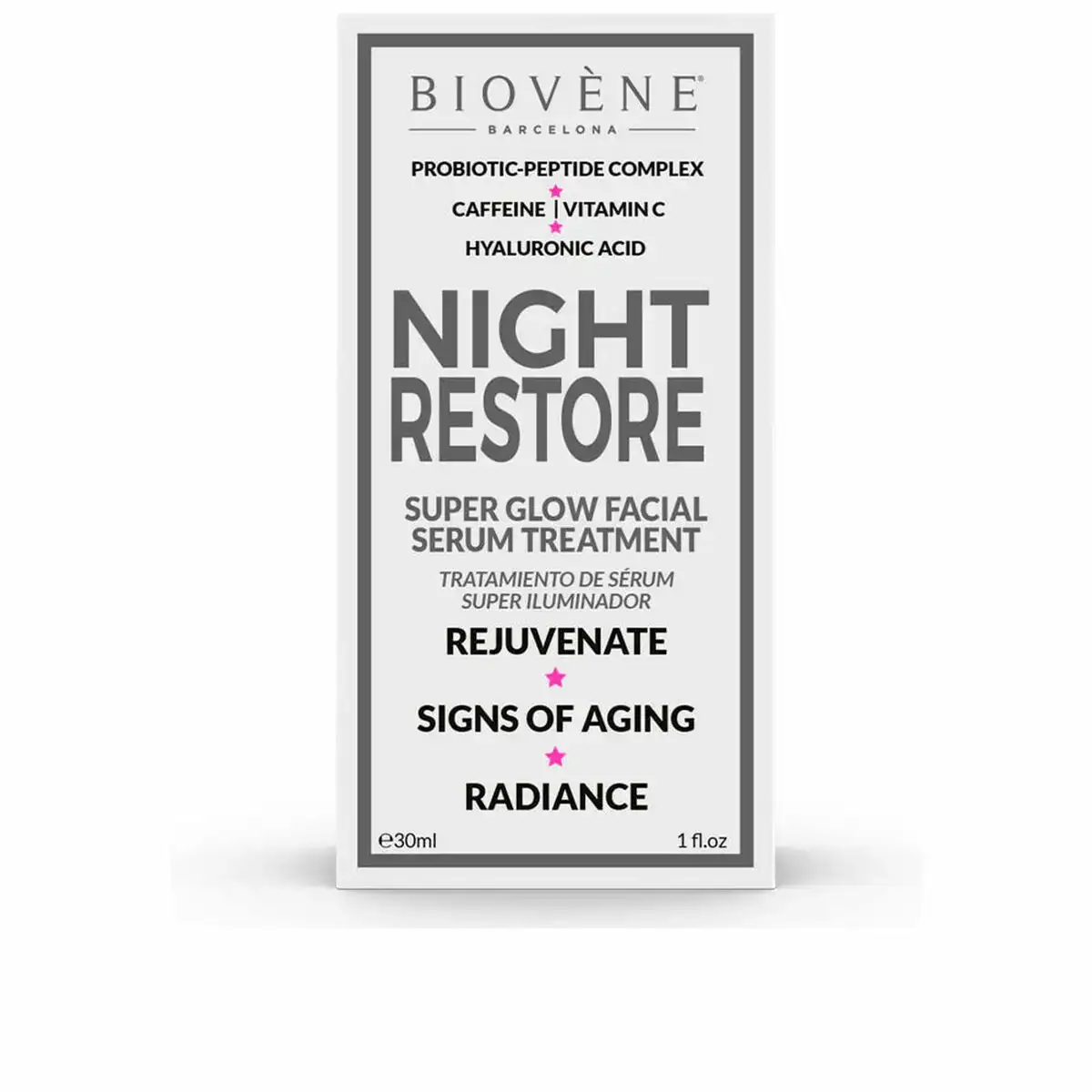 Serum visage biovene night restore 30 ml_4499. Découvrez DIAYTAR SENEGAL - Votre Source de Produits Variés et un Service Exceptionnel. Parcourez nos catégories et bénéficiez d'un service client dévoué, prêt à vous guider à chaque étape.