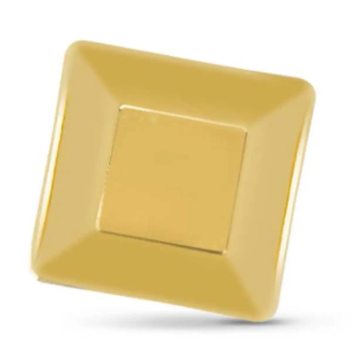 Service de vaisselle algon carre dore carton produits a usage unique 19 x 19 x 1 cm 12 unites_3548. DIAYTAR SENEGAL - Là où Chaque Achat a du Sens. Explorez notre gamme et choisissez des produits qui racontent une histoire, votre histoire.
