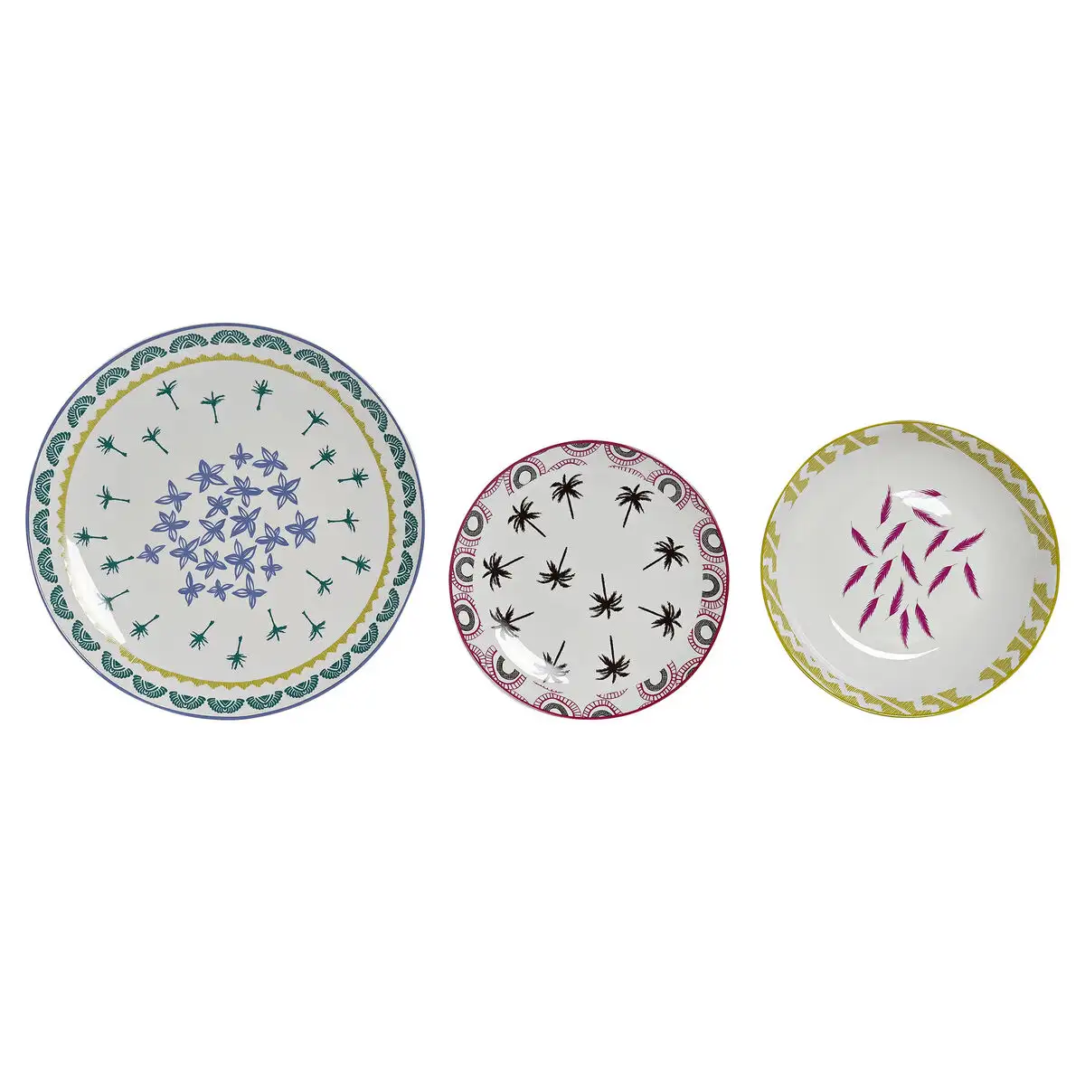 Service de vaisselle dkd home decor africain porcelaine 18 pcs _2228. DIAYTAR SENEGAL - L'Art de Vivre en Couleurs et en Styles. Parcourez notre sélection et trouvez des articles qui reflètent votre personnalité et votre goût pour la vie.