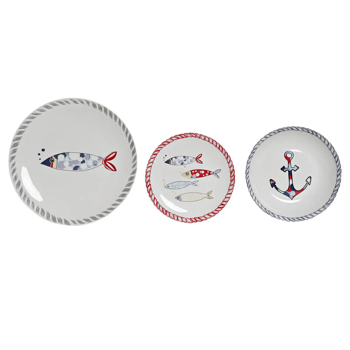 Service de vaisselle dkd home decor marin porcelaine 18 pcs _8033. DIAYTAR SENEGAL - Votre Portail Vers l'Élégance Accessible. Parcourez notre boutique en ligne pour découvrir des produits qui incarnent le luxe à des prix abordables.