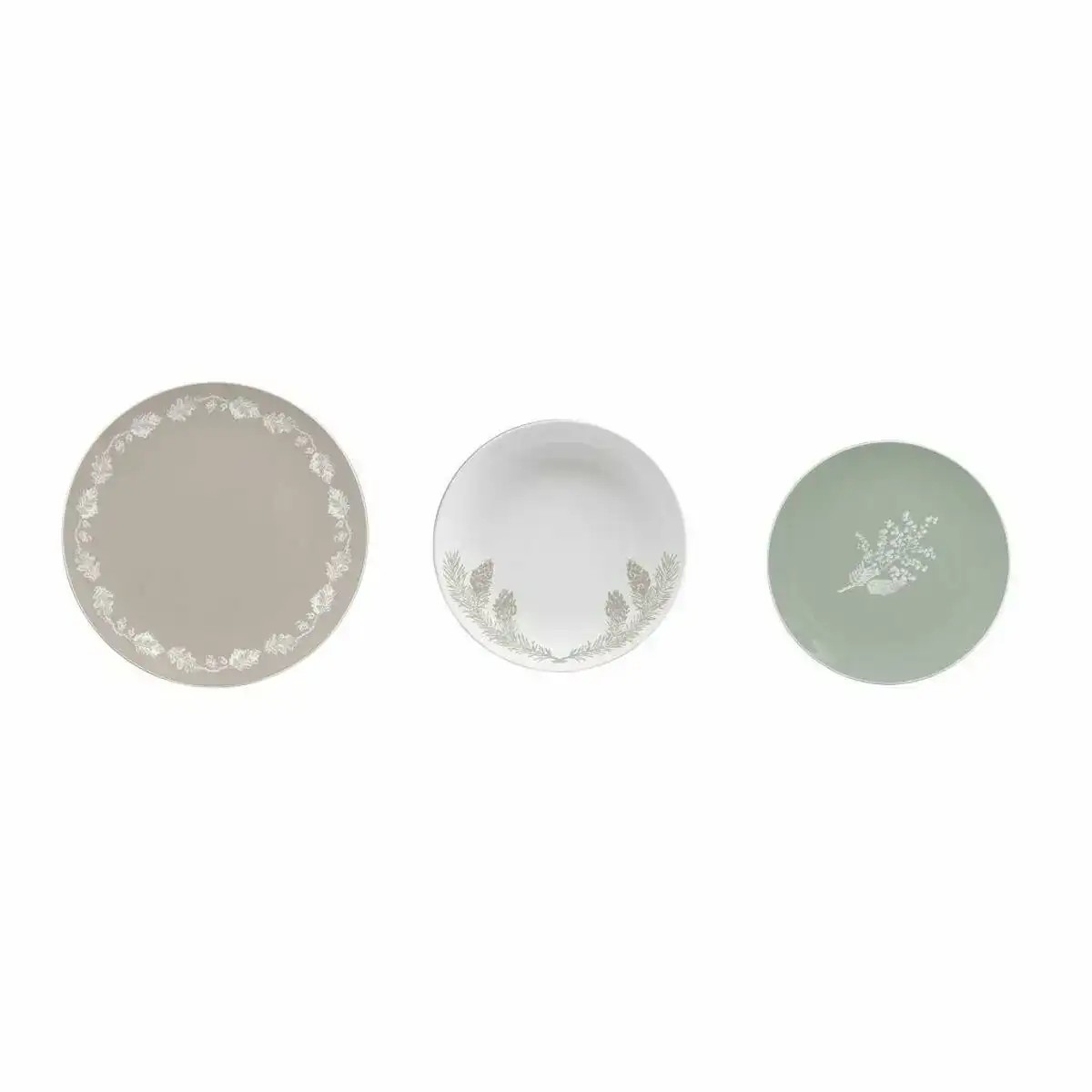 Service de vaisselle dkd home decor porcelaine 18 pieces 27 x 27 x 3 cm_9786. DIAYTAR SENEGAL - L'Art de Choisir, l'Art de Vivre. Explorez notre univers de produits soigneusement sélectionnés pour vous offrir une expérience shopping riche et gratifiante.