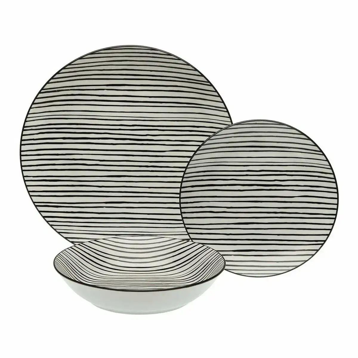 Service de vaisselle versa black line porcelaine 18 pieces 18 pcs _9780. DIAYTAR SENEGAL - Où Chaque Détail Fait la Différence. Parcourez notre sélection soignée et choisissez des articles qui rehaussent votre quotidien, du fonctionnel à l'esthétique.