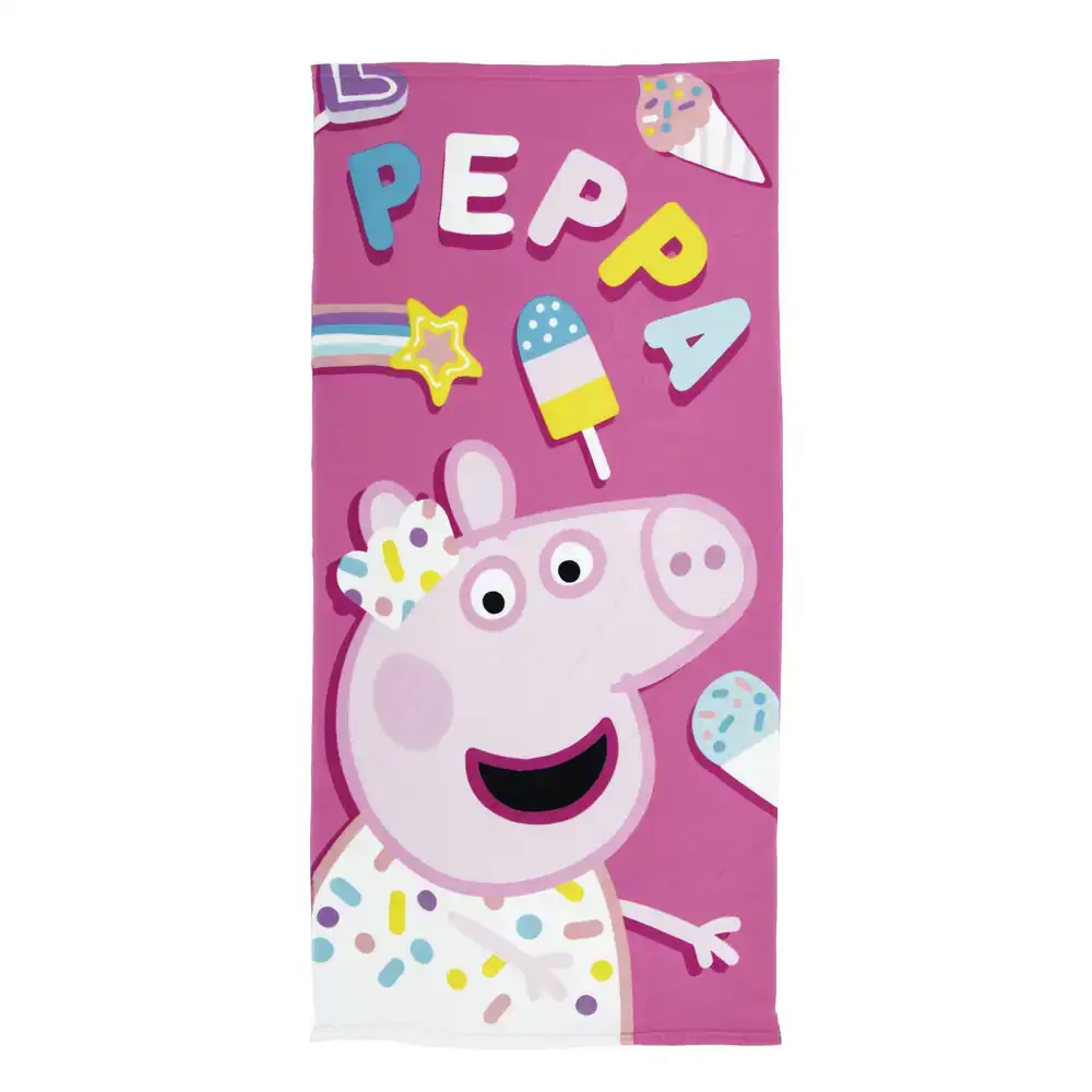 Serviette de toilette peppa pig cosy corner 70 x 140 cm _2918. DIAYTAR SENEGAL - L'Art du Shopping Éclairé. Parcourez notre catalogue et choisissez parmi des produits de qualité qui satisferont vos besoins et votre style.