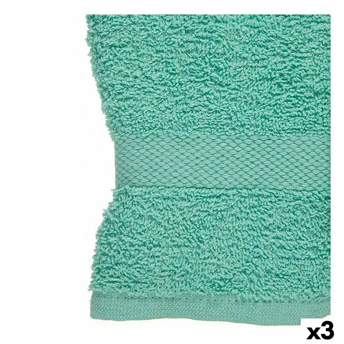 Serviette de toilette turquoise 90 x 0 5 x 150 cm 3 unites _8281. Entrez dans l'Univers de DIAYTAR SENEGAL - Où Choisir est un Plaisir. Explorez notre gamme variée et trouvez des articles qui parlent à votre cœur et à votre style.