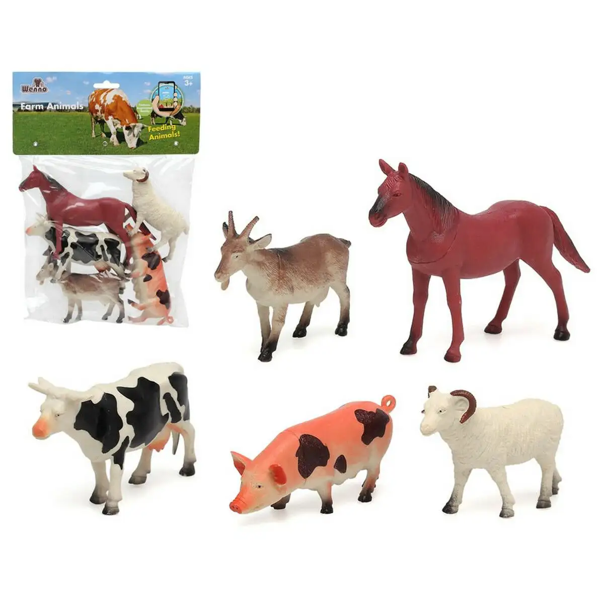 Set animaux de la ferme 31 x 22 cm 5 unites _4343. DIAYTAR SENEGAL - Votre Boutique en Ligne, Votre Identité. Naviguez à travers notre plateforme et choisissez des articles qui expriment qui vous êtes et ce que vous chérissez.