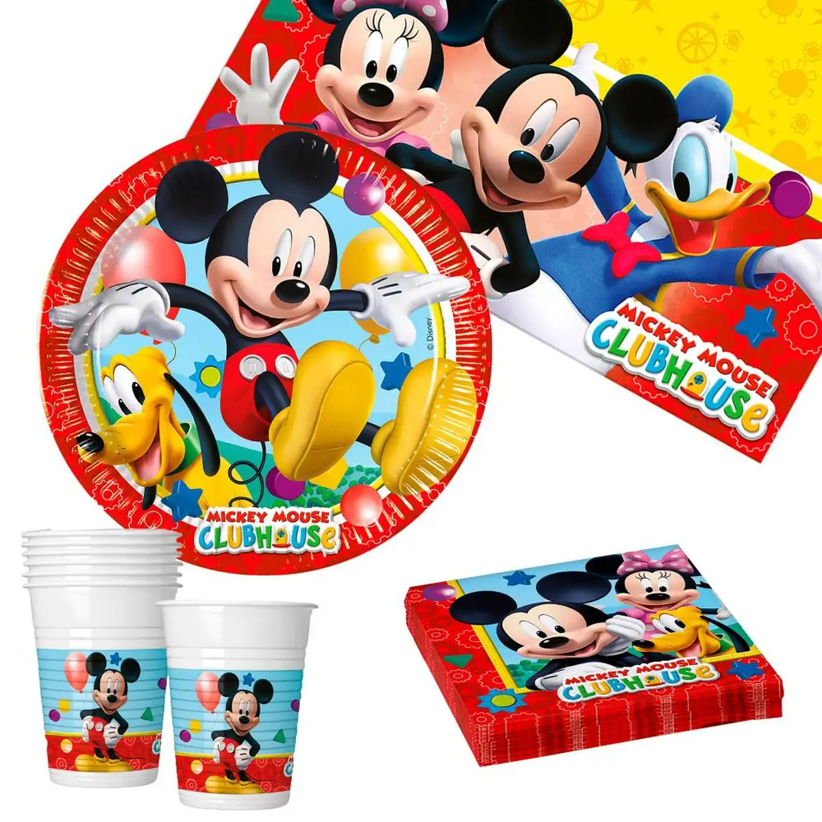 Set d articles de fete mickey mouse 37 pieces_2319. DIAYTAR SENEGAL - Où l'Élégance Rencontré l'Accessibilité. Parcourez notre catalogue et trouvez des produits qui apportent une touche de sophistication à votre vie quotidienne sans compromettre votre budget.