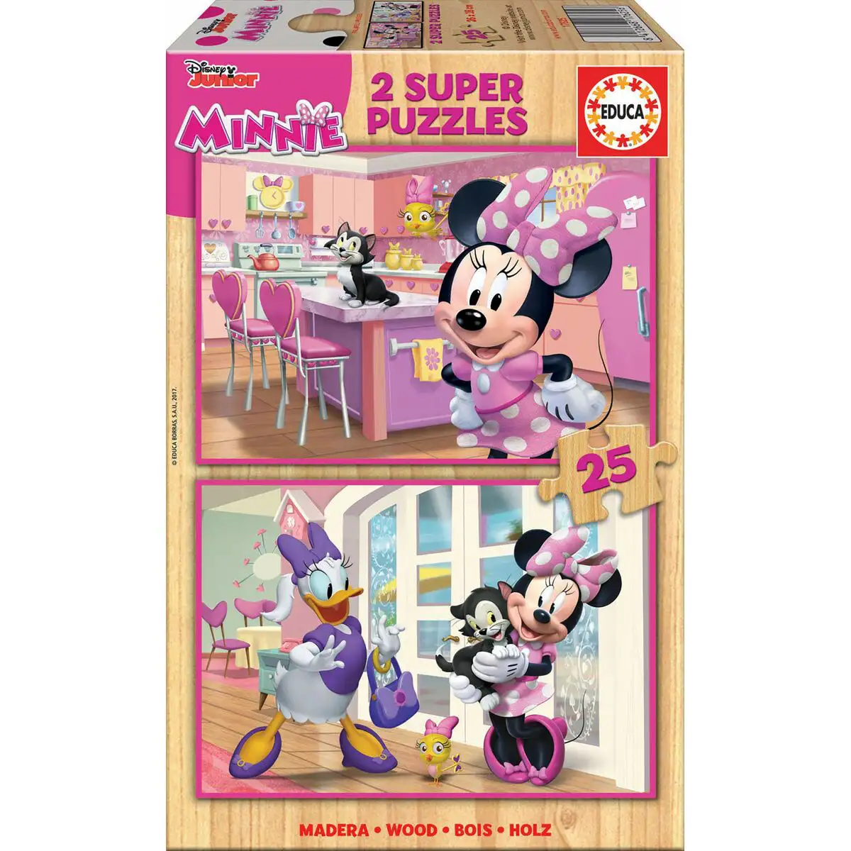 Set de 2 puzzles minnie mouse me time 25 pieces 26 x 18 cm _8335. DIAYTAR SENEGAL - L'Équilibre Parfait entre Tradition et Modernité. Explorez notre collection pour trouver des produits qui incarnent la culture et la contemporanéité du Sénégal.