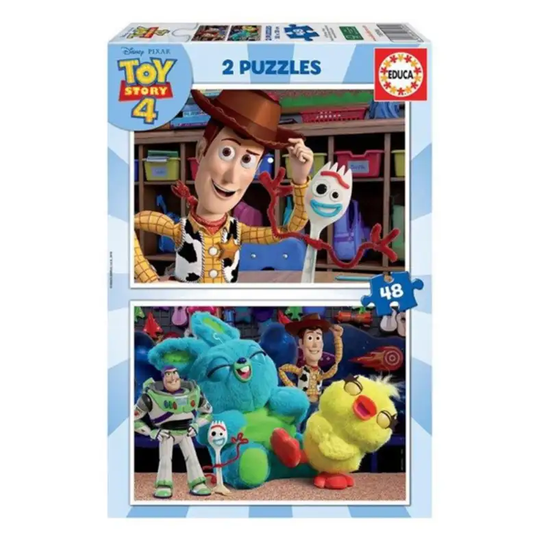 Set de 2 puzzles toy story ready to play 48 pieces 28 x 20 cm _2536. DIAYTAR SENEGAL - Votre Boutique en Ligne, Votre Histoire. Explorez notre sélection et découvrez des produits qui reflètent votre parcours et vos aspirations, un achat à la fois.