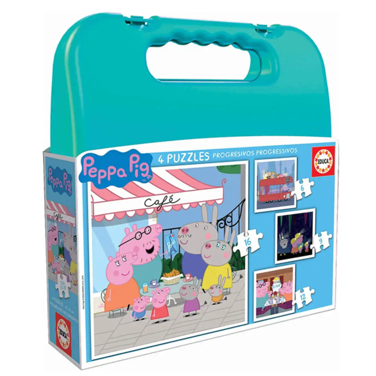 Set de 4 puzzles educa peppa pig progressive 6 9 12 16 pcs _1206. Découvrez DIAYTAR SENEGAL - Où l'Élégance Rencontre la Variété. Parcourez notre collection et trouvez des trésors cachés qui ajoutent une touche de sophistication à votre vie quotidienne.