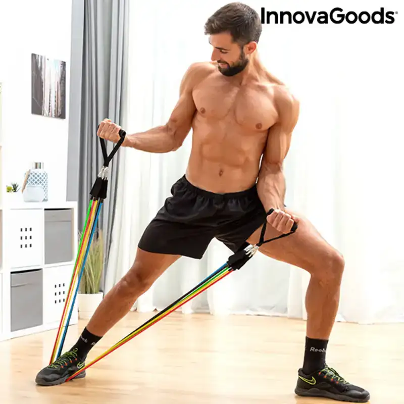 Set de bandes de resistance avec accessoires et guide d entrainement rebainer innovagoods reconditionne a _5259. DIAYTAR SENEGAL - Votre Source d'Inspiration Shopping. Parcourez nos rayons et trouvez des articles qui vous inspirent, que ce soit pour votre style, votre maison ou votre vie quotidienne.