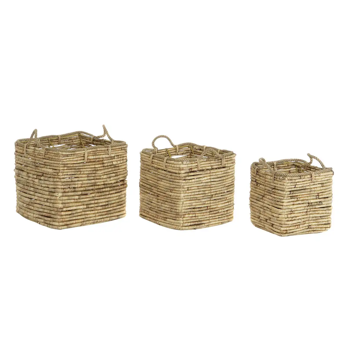 Set de basket dkd home decor 45 5 x 45 5 x 51 cm metal_9783. Découvrez DIAYTAR SENEGAL - Là où le Choix Rencontre la Qualité. Parcourez notre gamme diversifiée et choisissez parmi des produits conçus pour exceller dans tous les aspects de votre vie.