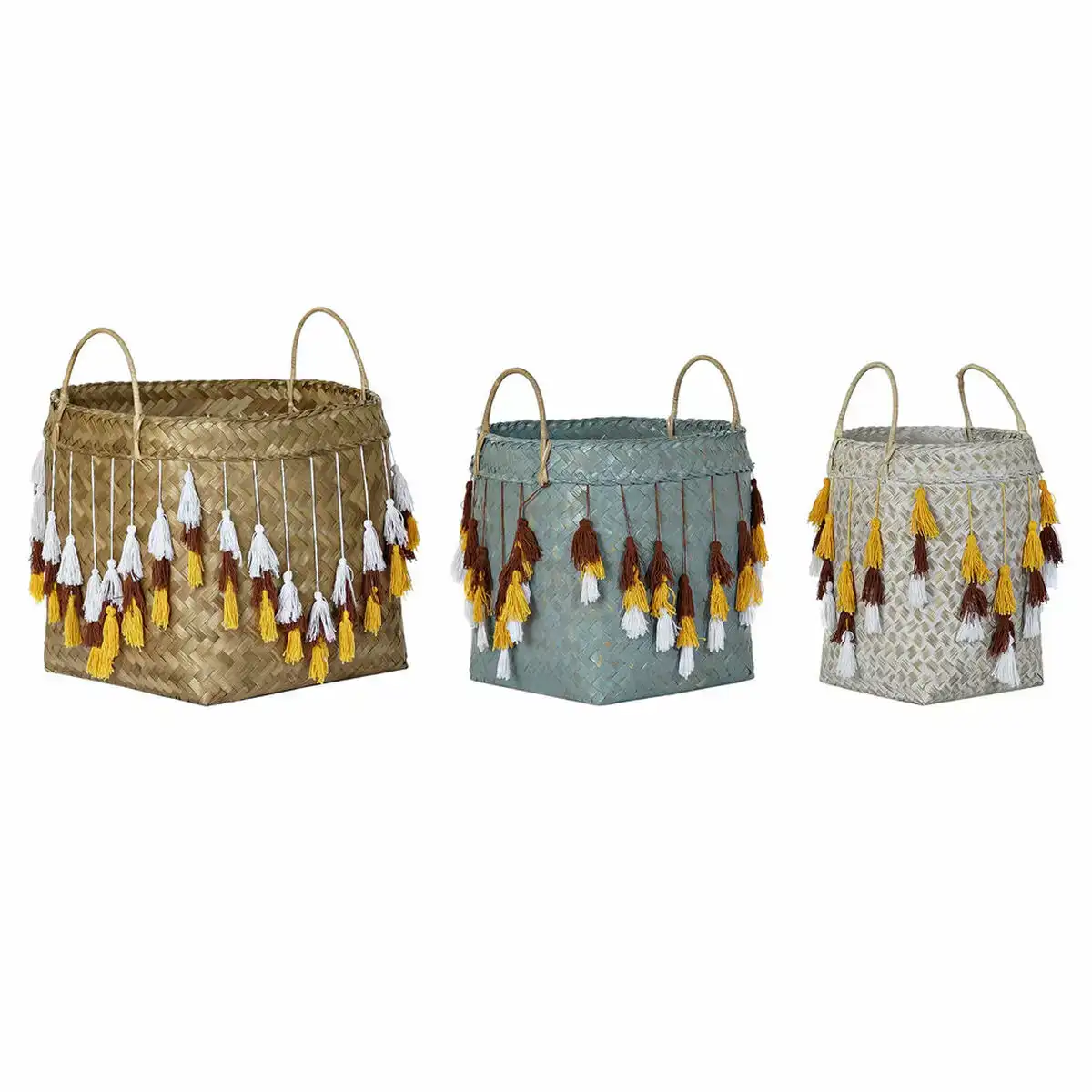 Set de basket dkd home decor bambou bali frange 3 pcs _9391. DIAYTAR SENEGAL - Votre Plateforme Shopping de Confiance. Naviguez à travers nos rayons et choisissez des produits fiables qui répondent à vos besoins quotidiens.