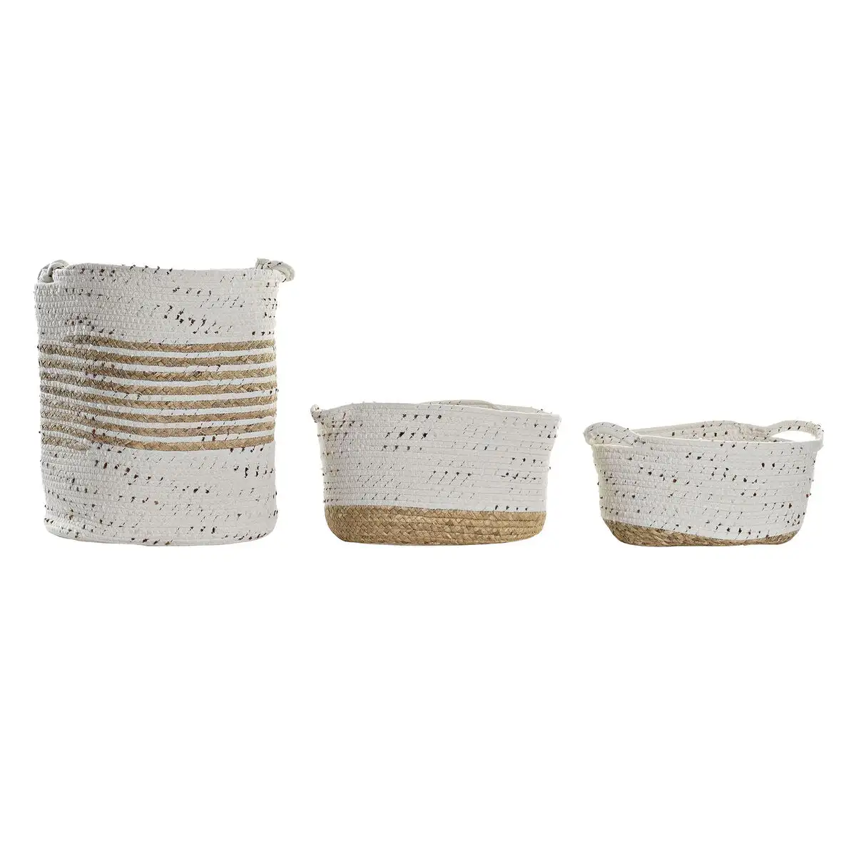 Set de basket dkd home decor coton boho joncs 36 x 26 x 42 cm 3 pieces _9972. DIAYTAR SENEGAL - Où Chaque Détail Compte. Parcourez nos produits soigneusement sélectionnés et choisissez des articles qui correspondent à votre style et à vos valeurs.