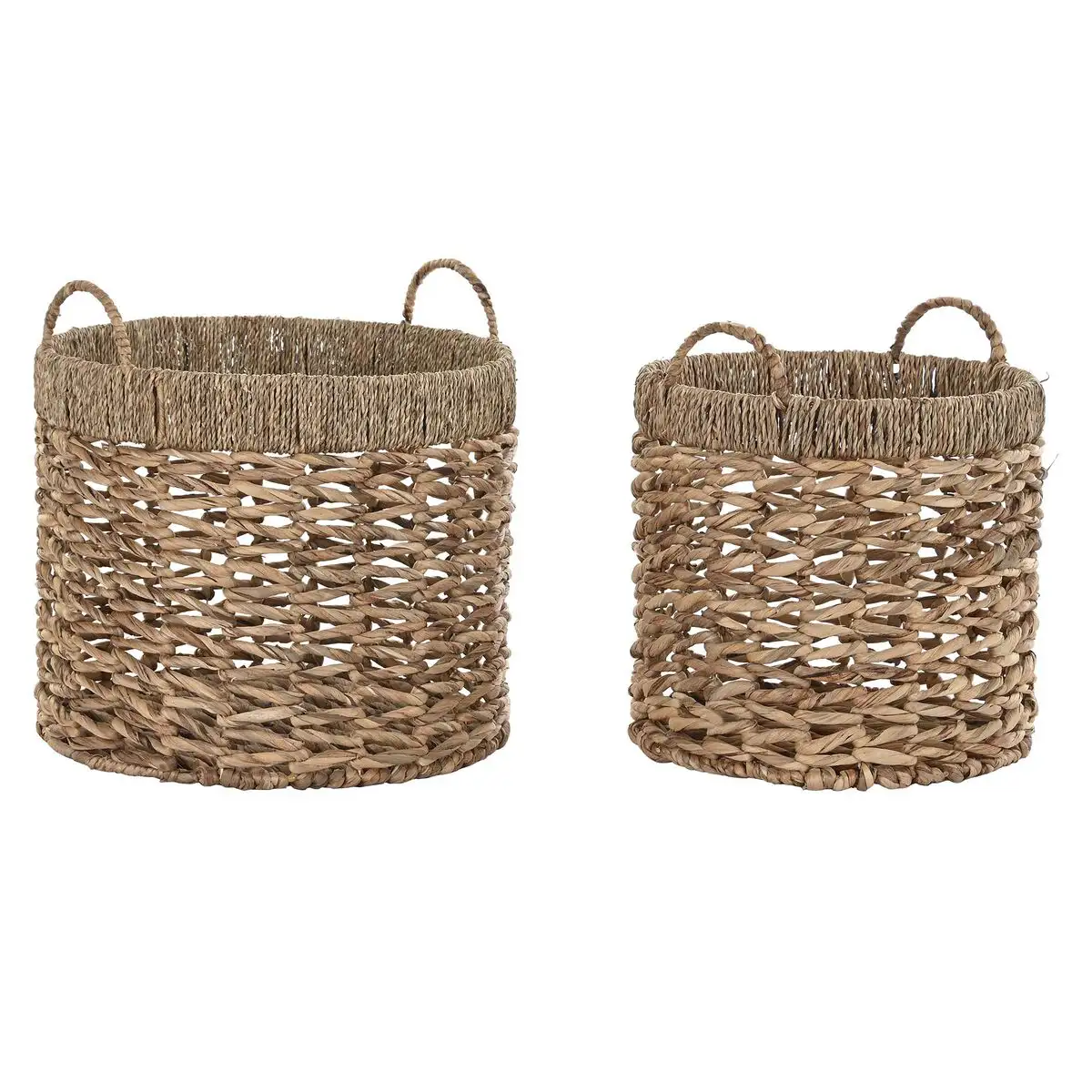 Set de basket dkd home decor fibre 43 x 43 x 43 cm _8552. DIAYTAR SENEGAL - Là où le Shopping devient une Fête des Sens. Plongez dans notre univers et choisissez des produits qui éveillent votre goût pour l'esthétique et l'authenticité.