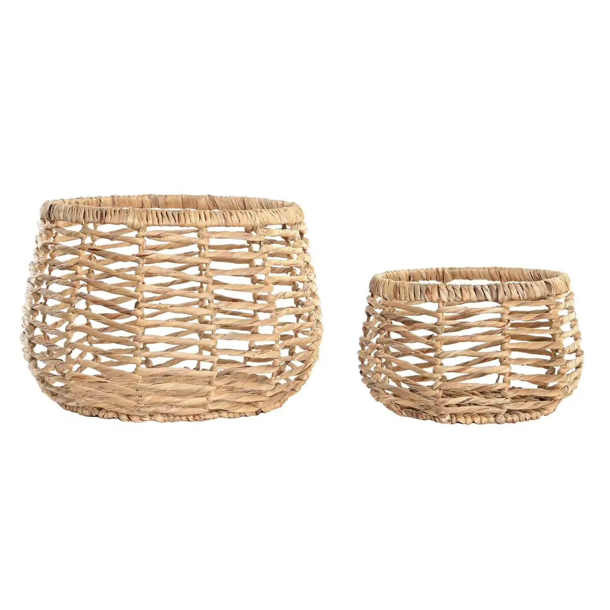 Set de basket dkd home decor fibre 48 x 48 x 33 cm _6876. DIAYTAR SENEGAL - Votre Source de Trésors Culturels. Naviguez à travers notre catalogue et trouvez des articles qui mettent en avant la richesse de la culture sénégalaise.