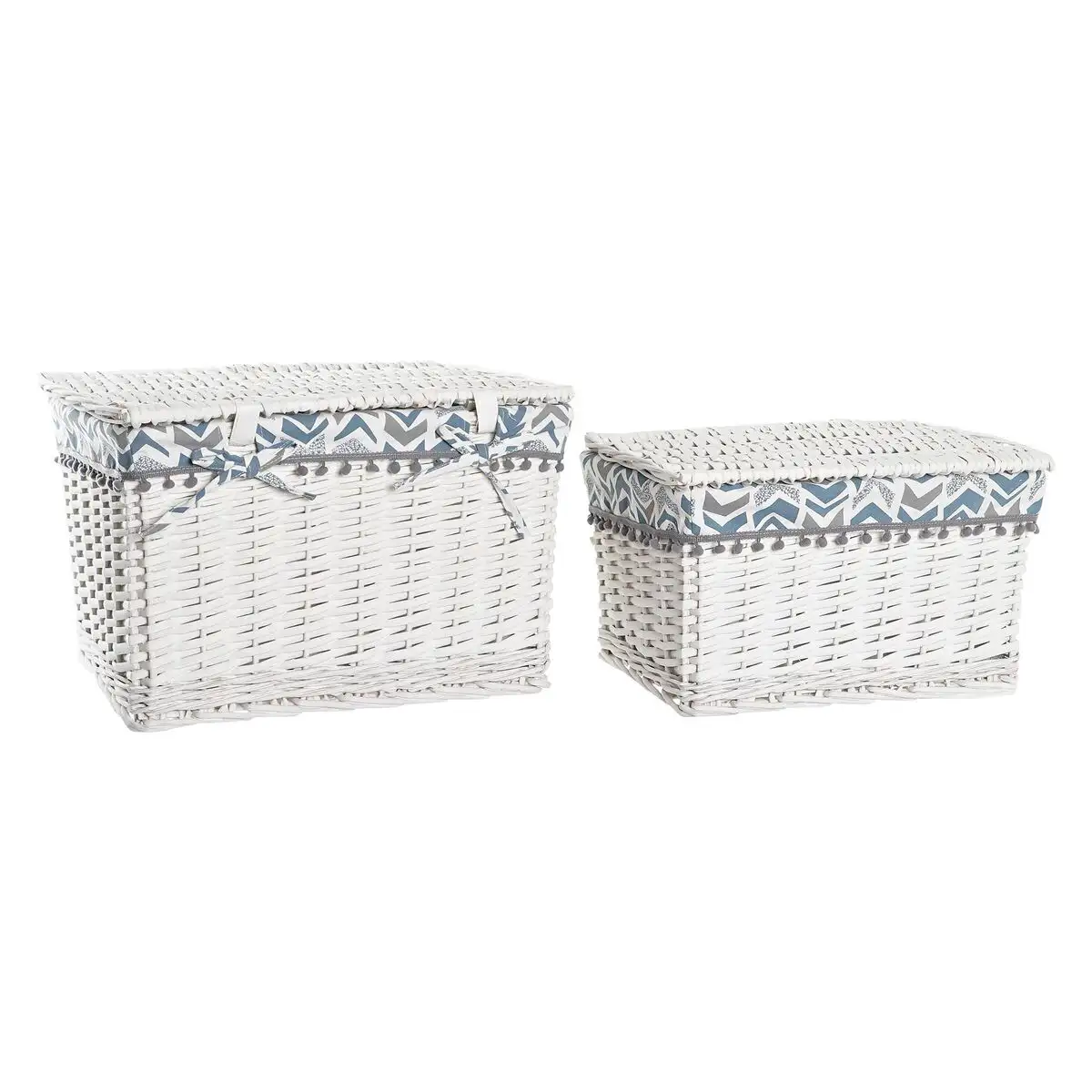 Set de basket dkd home decor polyester osier 45 x 35 x 30 cm _2738. DIAYTAR SENEGAL - Où la Qualité et la Diversité Fusionnent. Explorez notre boutique en ligne pour découvrir une gamme variée de produits qui incarnent l'excellence et l'authenticité.