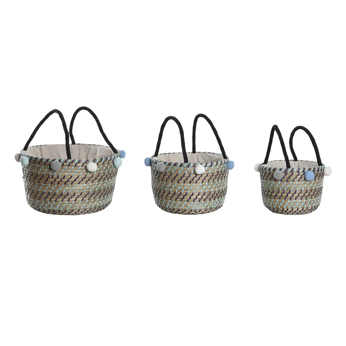 Set de basket dkd home decor polyester pompons 43 x 43 x 43 cm herbier marin_2136. DIAYTAR SENEGAL - Où Choisir Rime avec Qualité. Découvrez notre sélection soigneusement conçue et choisissez des articles qui incarnent l'excellence et l'innovation.