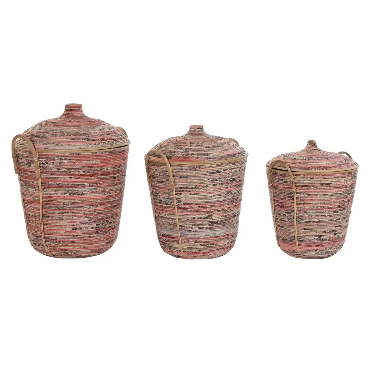 Set de basket dkd home decor rotin 51 x 51 x 67 cm _4566. DIAYTAR SENEGAL - Où Chaque Détail Compte. Naviguez à travers notre gamme variée et choisissez des articles qui ajoutent une touche spéciale à votre quotidien, toujours avec qualité et style.