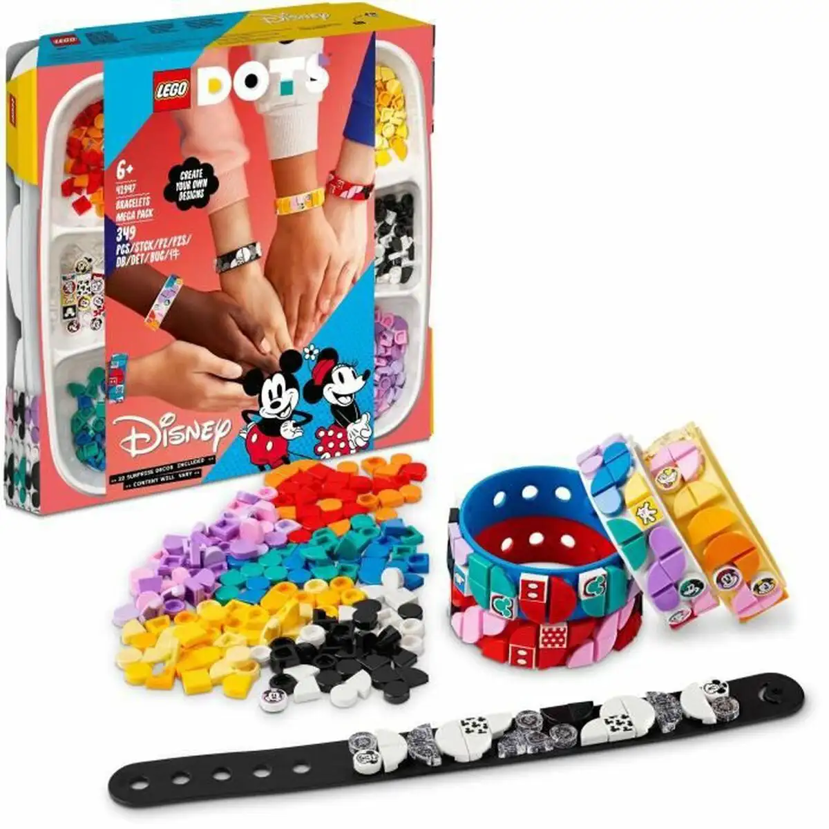 Set de construction lego dots 41947 mickey and friends bracelet mega box_5662. Bienvenue sur DIAYTAR SENEGAL - Où Chaque Article a son Histoire. Découvrez notre sélection méticuleuse de produits qui racontent l'authenticité et la beauté du Sénégal.