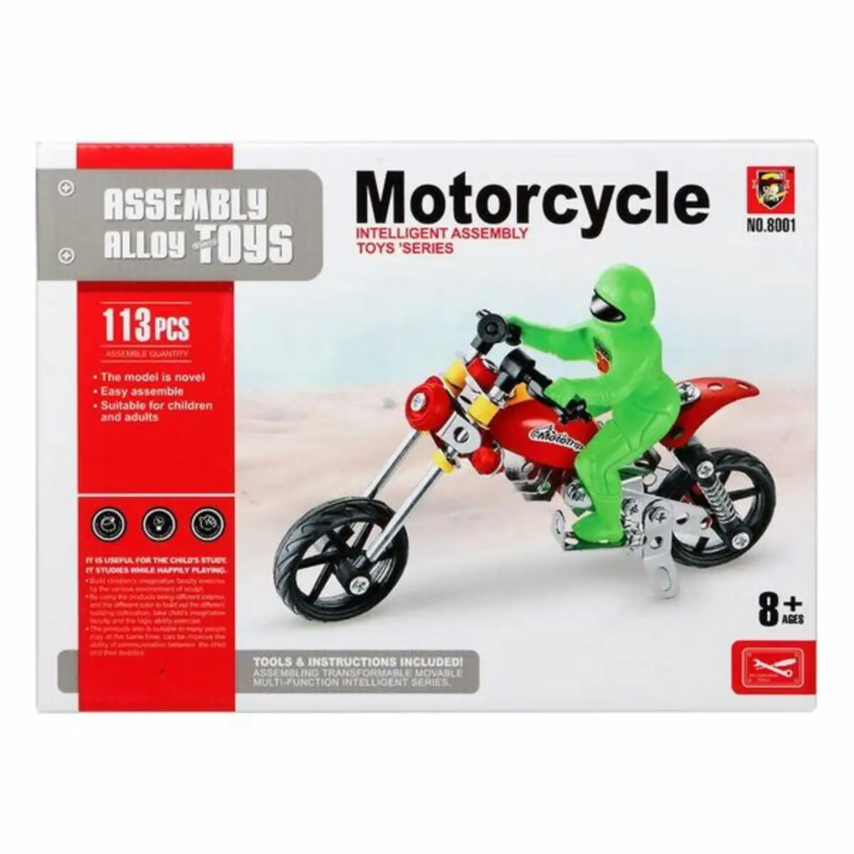 Set de construction motocyclette 117585 113 pcs _2722. Bienvenue sur DIAYTAR SENEGAL - Où Choisir est un Voyage Passionnant. Plongez dans notre catalogue et trouvez des produits qui révèlent la diversité et la beauté du Sénégal.