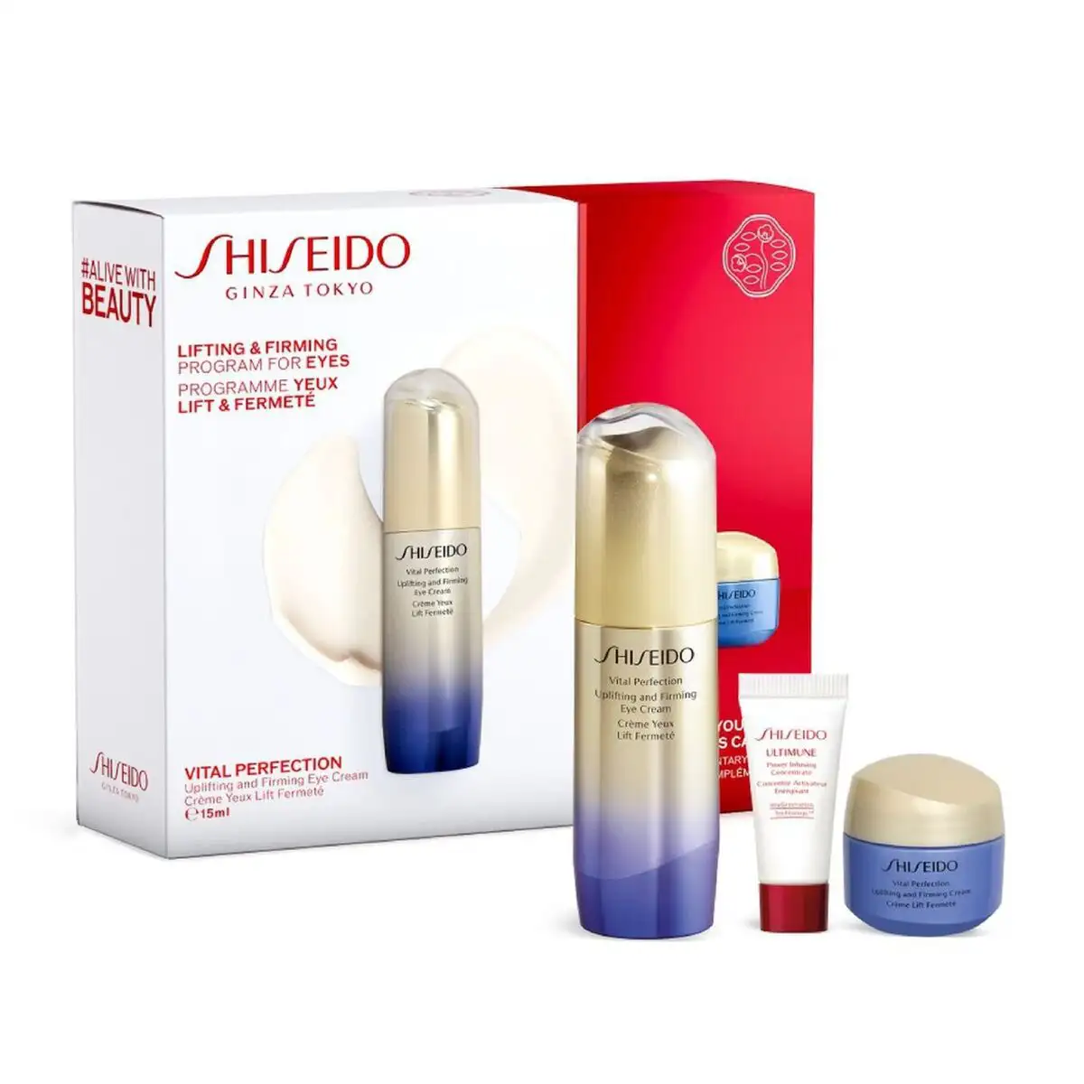 Set de cosmetique shiseido vital perfection 3 pieces_2640. DIAYTAR SENEGAL - Votre Passage vers le Chic et l'Élégance. Naviguez à travers notre boutique en ligne pour trouver des produits qui ajoutent une touche sophistiquée à votre style.