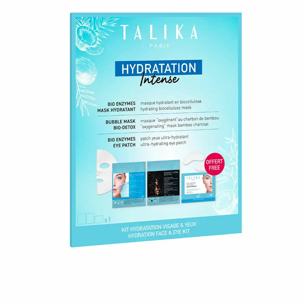 Set de cosmetique unisexe talika hydratation intense 3 pieces_8238. Entrez dans l'Univers de DIAYTAR SENEGAL - Où l'Innovation Rencontre la Tradition. Explorez notre sélection de produits modernes et traditionnels qui incarnent l'esprit dynamique du Sénégal.