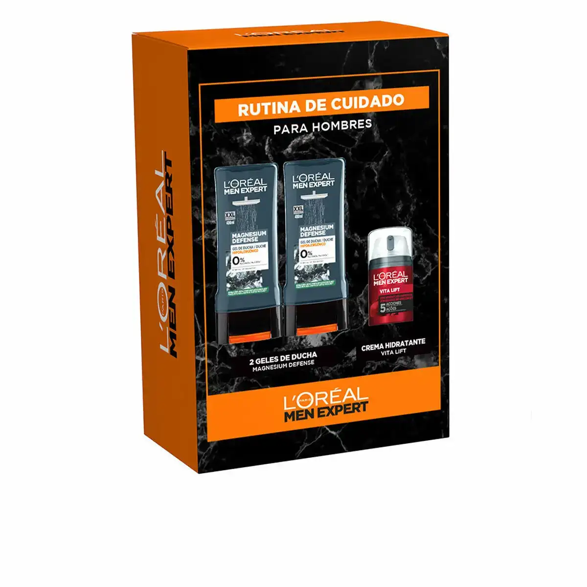Set de cosmetiques homme l oreal make up men expert magnesium defense 3 pieces_4020. DIAYTAR SENEGAL - Là où Choisir est un Acte d'Amour pour le Sénégal. Explorez notre gamme et choisissez des produits qui célèbrent la culture et l'artisanat du pays.