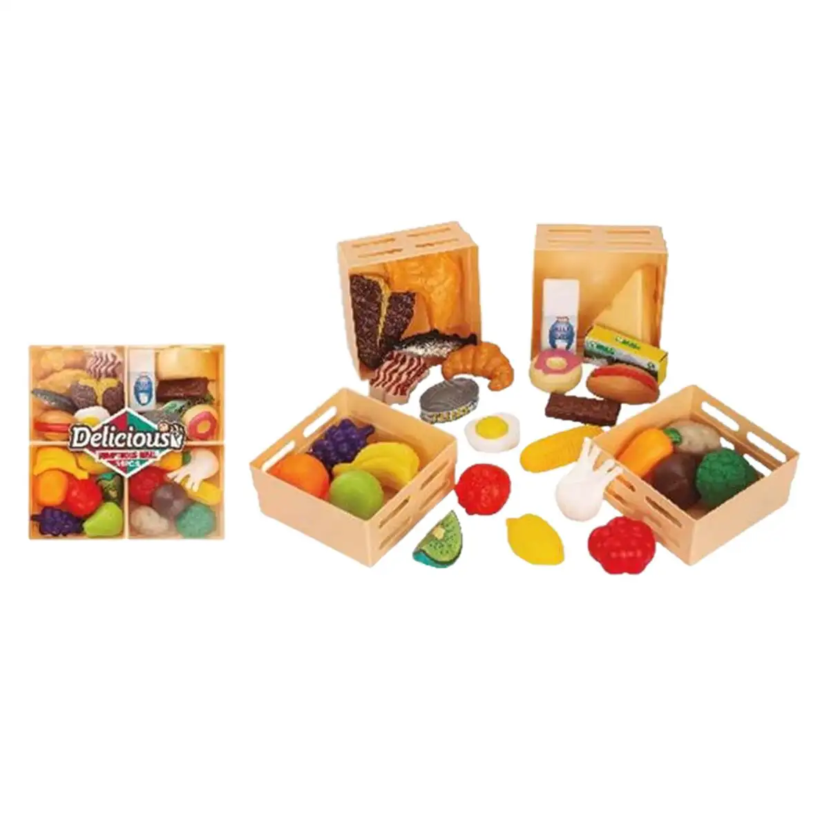 Set de jouets alimentaires jugatoys delicius 32 pieces_3419. Découvrez DIAYTAR SENEGAL - Où l'Élégance Rencontre la Variété. Parcourez notre collection et trouvez des trésors cachés qui ajoutent une touche de sophistication à votre vie quotidienne.