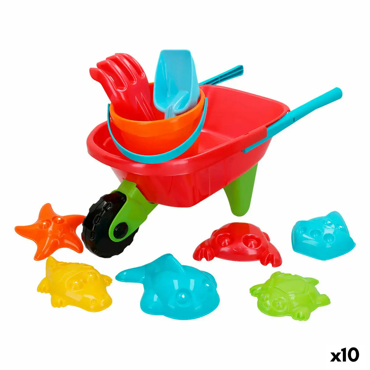 Set de jouets de plage colorbaby chariot polypropylene 10 unites _5321. Entrez dans l'Univers de DIAYTAR SENEGAL - Où la Tradition S'unit à la Modernité. Explorez notre sélection pour trouver des produits qui allient héritage et innovation.