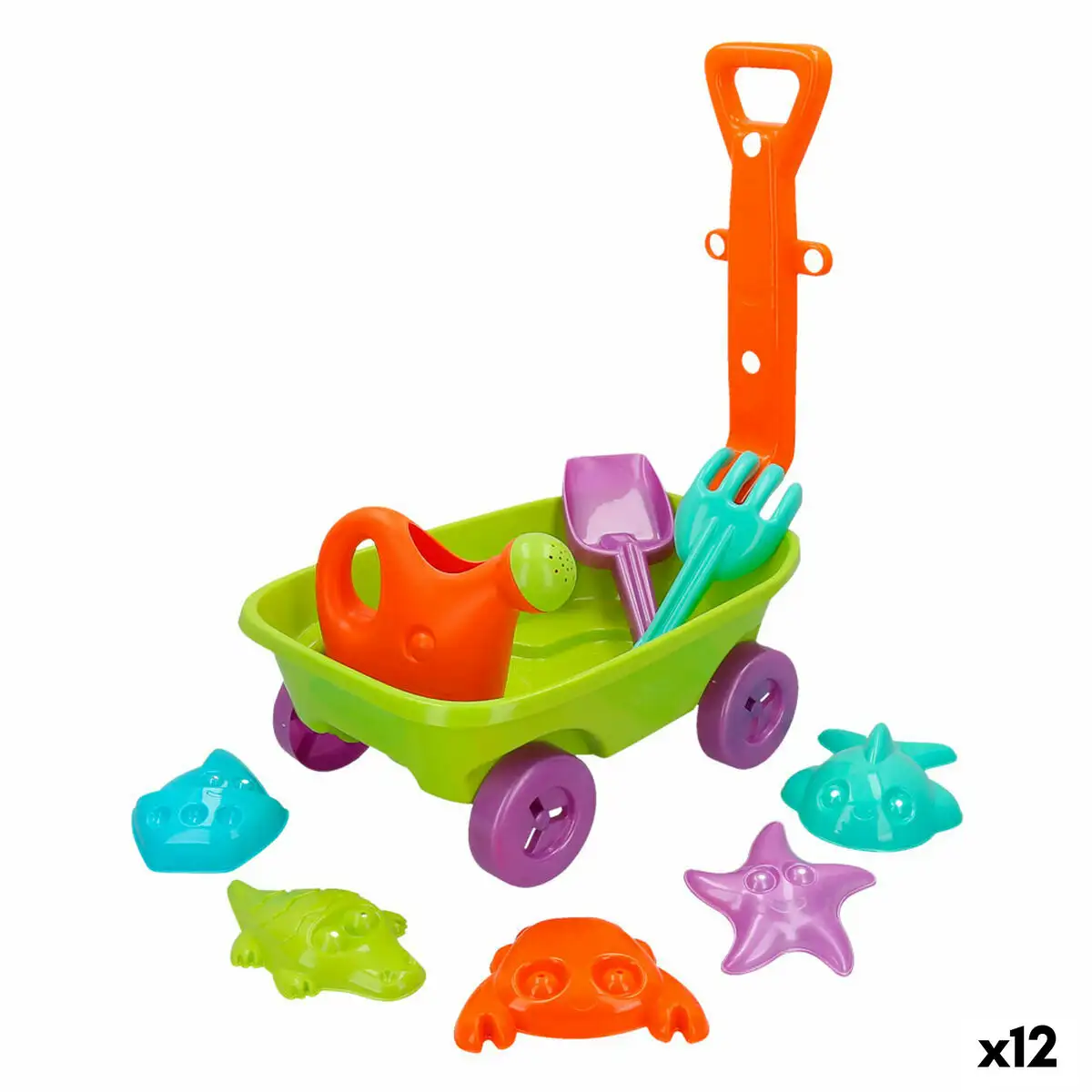 Set de jouets de plage colorbaby chariot polypropylene 12 unites _7303. DIAYTAR SENEGAL - Où Chaque Sélection est une Victoire. Découvrez notre boutique en ligne et trouvez des articles qui vous rendent la vie plus belle, un choix à la fois.