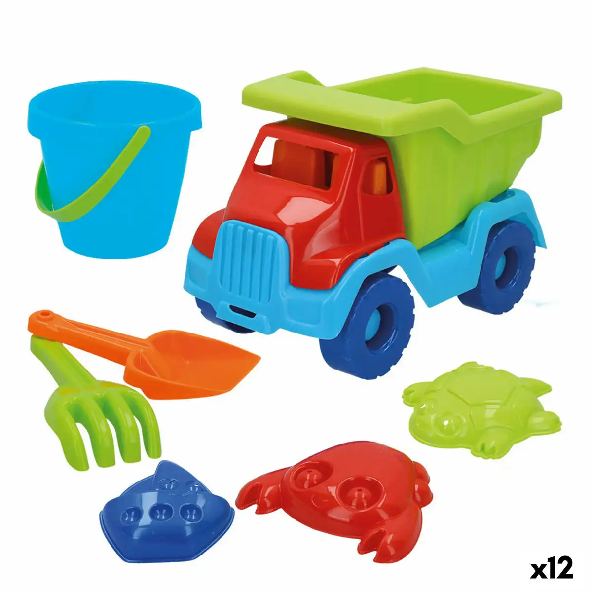 Set de jouets de plage colorbaby polypropylene 12 unites _4718. DIAYTAR SENEGAL - Où Choisir est une Découverte. Parcourez notre catalogue et trouvez des articles qui éveillent votre curiosité et enrichissent votre expérience shopping.