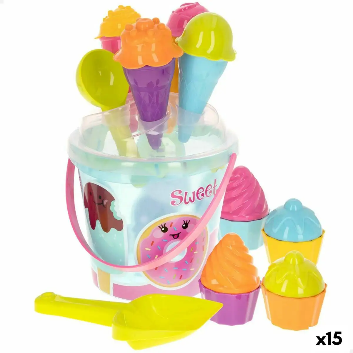 Set de jouets de plage colorbaby polypropylene 15 unites _1862. DIAYTAR SENEGAL - Votre Passage vers l'Élégance Abordable. Explorez notre collection où chaque produit est choisi pour sa qualité et son accessibilité, incarnant ainsi l'essence du Sénégal.