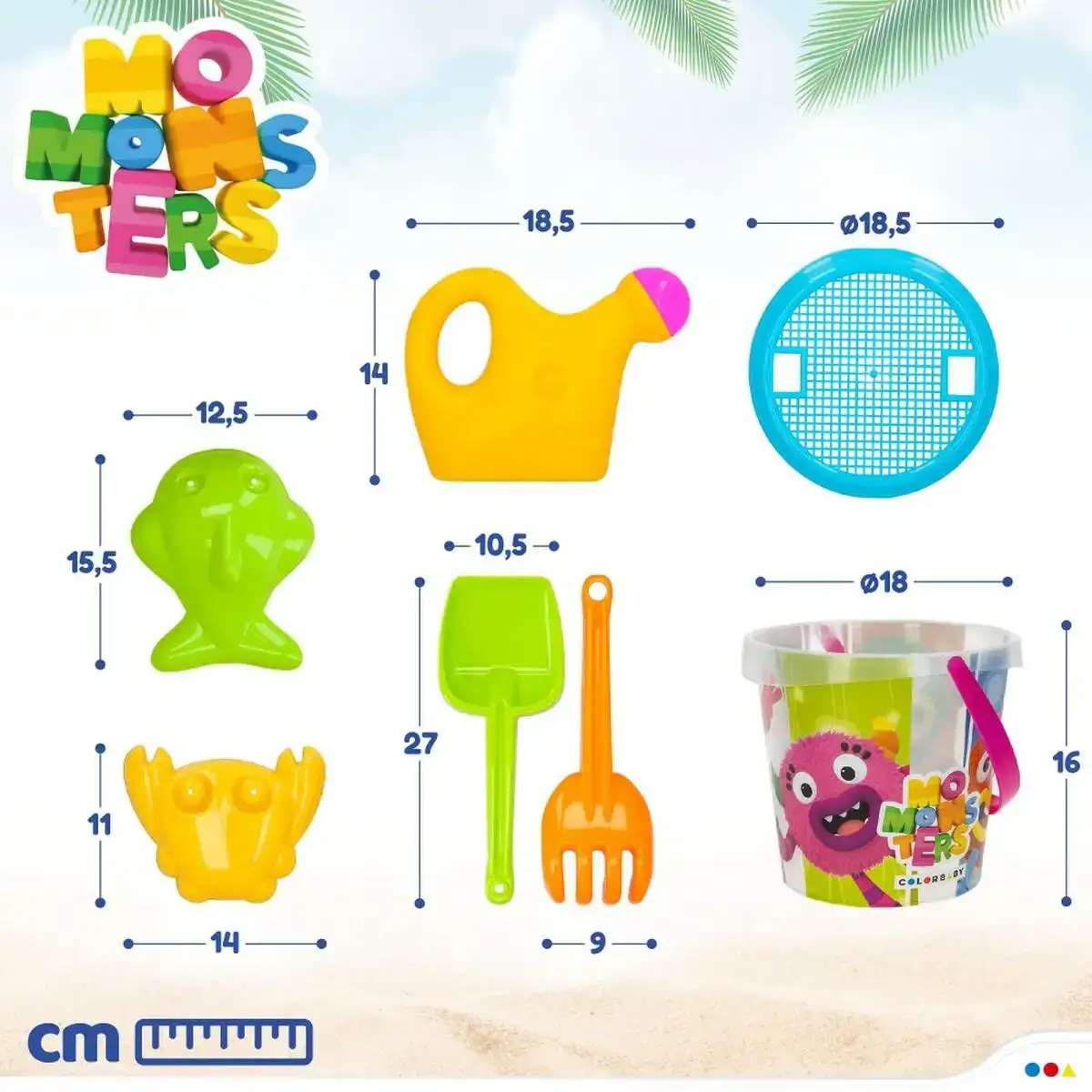 Set de jouets de plage momonsters 12 unites _2303. DIAYTAR SENEGAL - Votre Passage vers l'Éclat et la Beauté. Explorez notre boutique en ligne et trouvez des produits qui subliment votre apparence et votre espace.