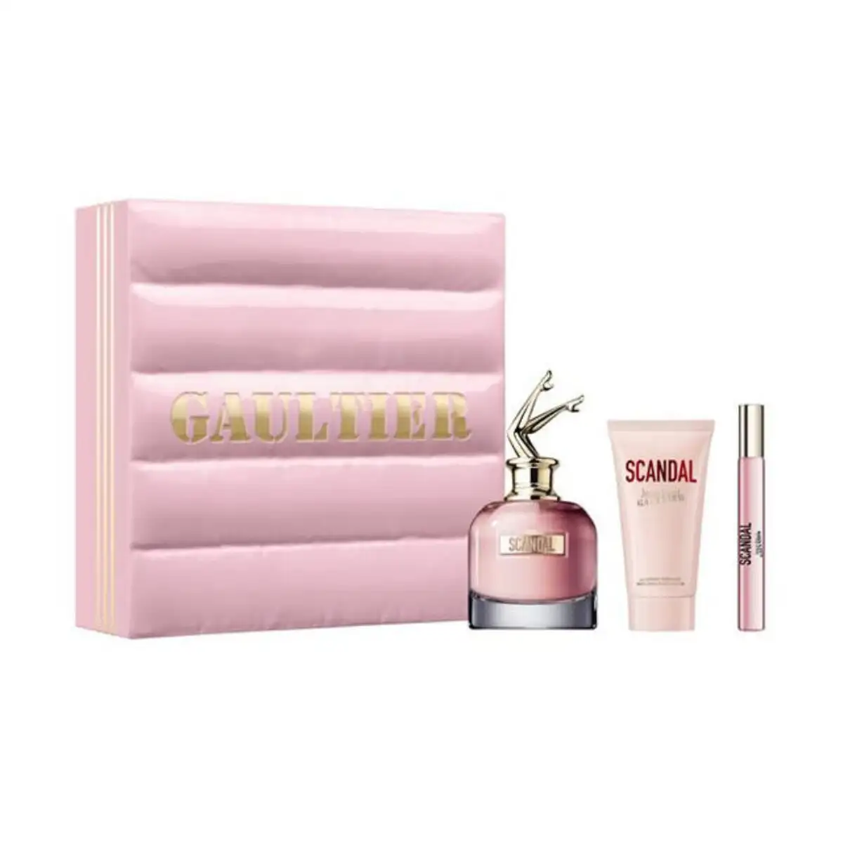 Set de parfum femme jean paul gaultier scandal 3 pieces_1533. DIAYTAR SENEGAL - Où Choisir Devient une Découverte. Explorez notre boutique en ligne et trouvez des articles qui vous surprennent et vous ravissent à chaque clic.