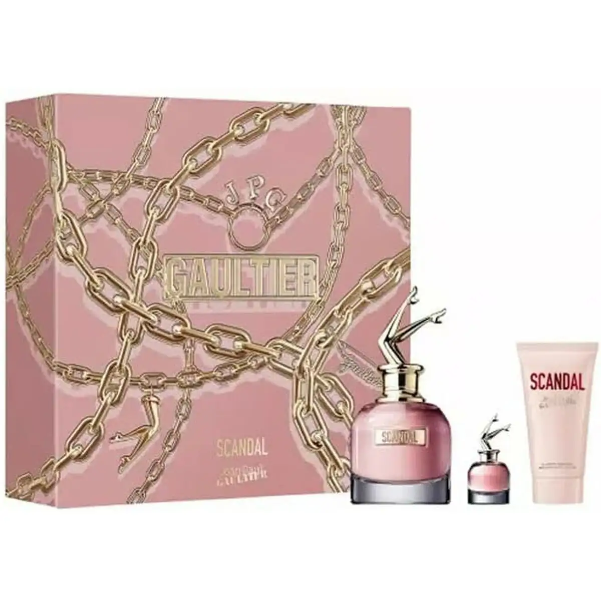 Set de parfum femme jean paul gaultier scandal 3 pieces_9795. DIAYTAR SENEGAL - Votre Destination Shopping pour Tous. Parcourez notre boutique en ligne et découvrez une variété de produits pour satisfaire tous vos besoins et désirs.