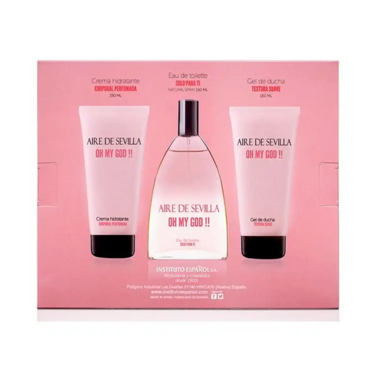 Set de parfum femme oh my god aire sevilla 3 pcs 3 pcs _5259. DIAYTAR SENEGAL - L'Art de Vivre le Shopping en Ligne. Découvrez notre plateforme intuitive et trouvez des produits qui vous inspirent et vous enchantent, à chaque clic.