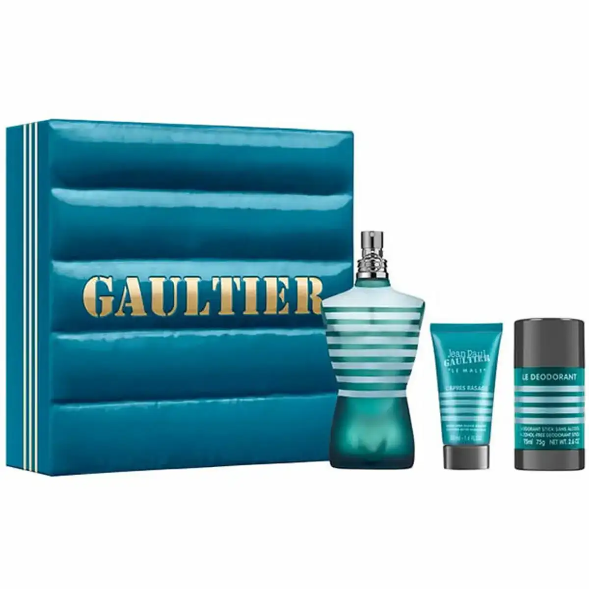 Set de parfum homme jean paul gaultier 125 ml 3 pieces_6041. DIAYTAR SENEGAL - Là où Chaque Achat a du Sens. Explorez notre gamme et choisissez des produits qui racontent une histoire, votre histoire.