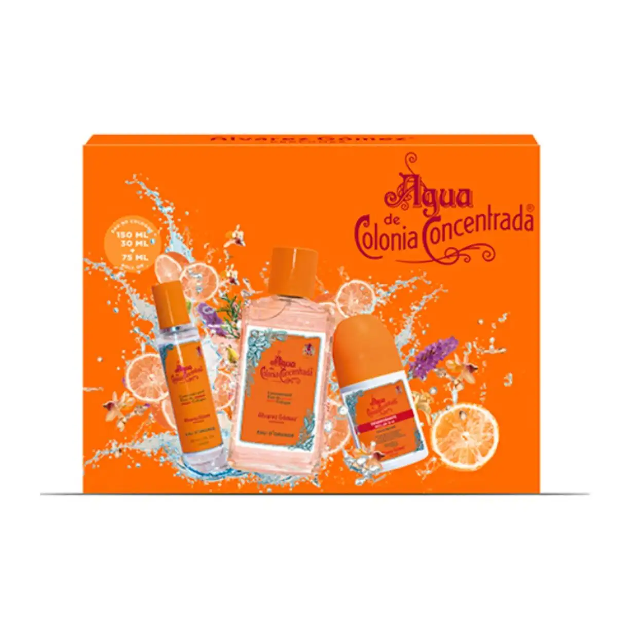 Set de parfum unisexe alvarez gomez orange agua de colonia concentrada 3 pieces_1962. DIAYTAR SENEGAL - Où Choisir Devient un Plaisir. Découvrez notre boutique en ligne et choisissez parmi une variété de produits qui satisferont tous vos besoins.