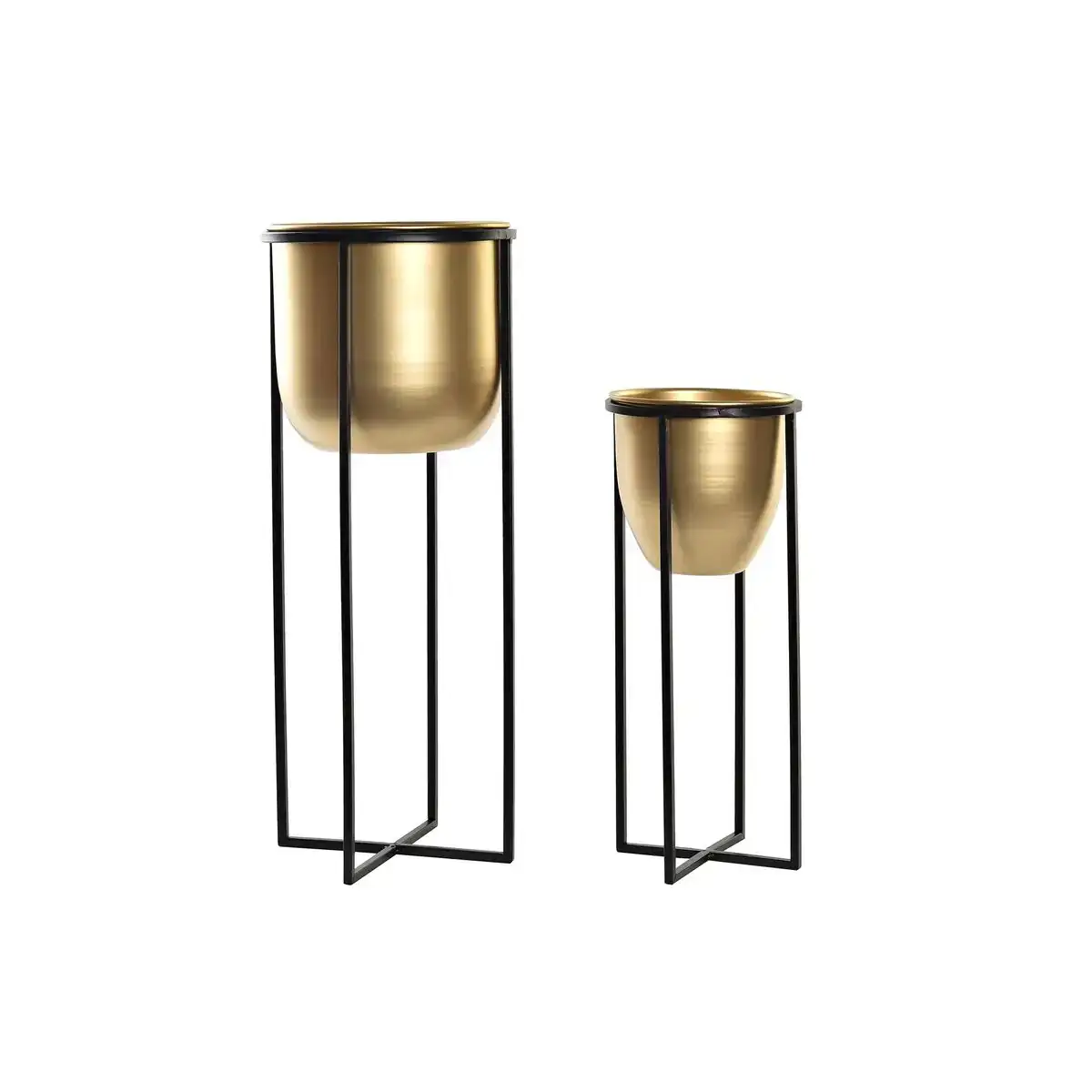 Set de pots dkd home decor noir dore metal moderne 20 x 20 x 50 5 cm _2015. DIAYTAR SENEGAL - Là où les Rêves de Shopping Deviennent Réalité. Naviguez à travers notre catalogue diversifié et choisissez parmi une variété d'articles qui feront de votre shopping une expérience inoubliable.