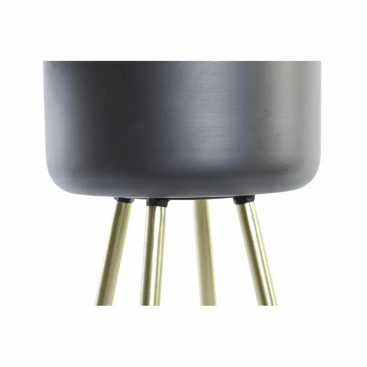 Set de pots dkd home decor noir dore metal moderne 23 x 23 x 60 cm _3984. DIAYTAR SENEGAL - Votre Boutique en Ligne, Votre Histoire. Explorez notre sélection et découvrez des produits qui reflètent votre parcours et vos aspirations, un achat à la fois.