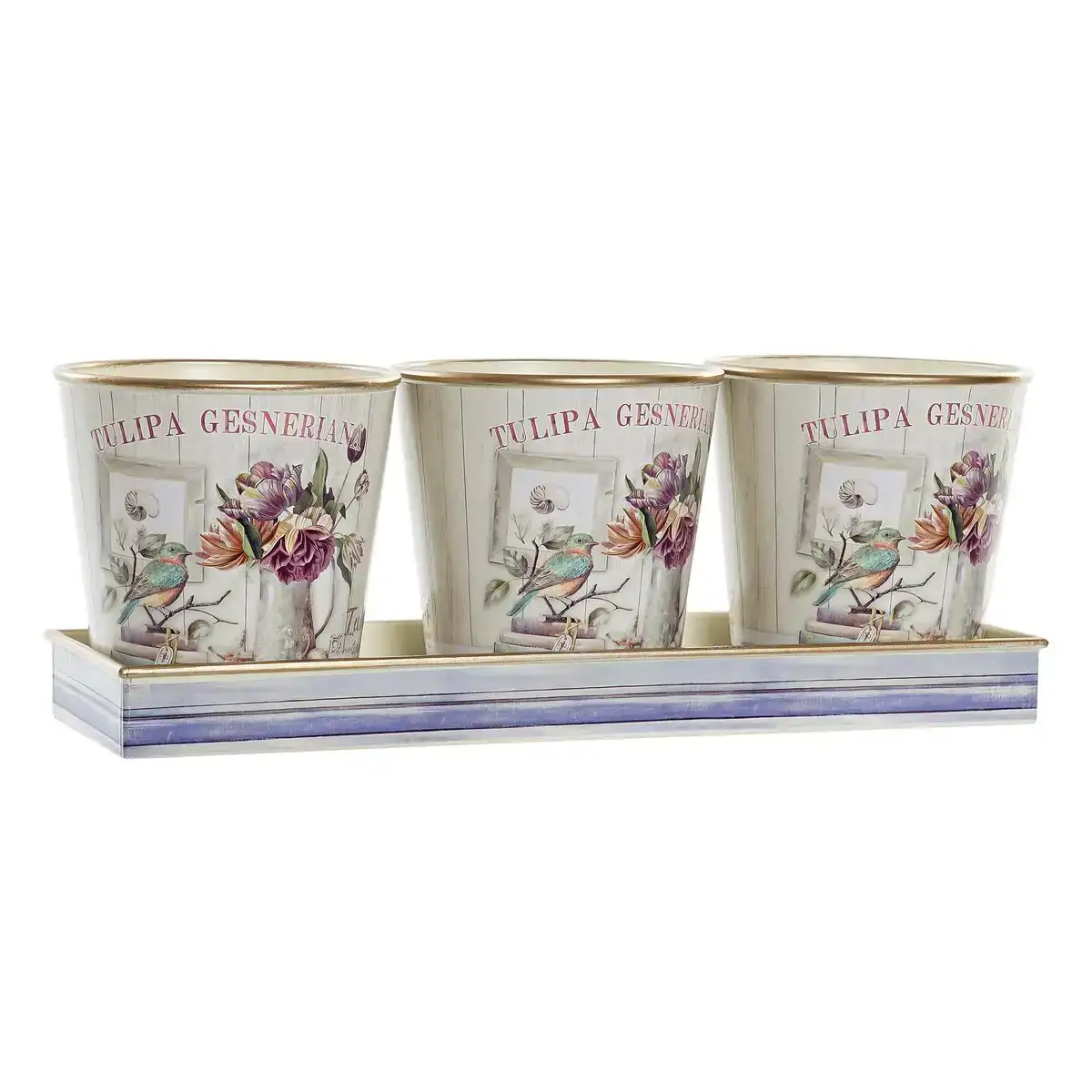 Set de pots dkd home decor rose dore pvc shabby chic 38 x 13 x 14 cm 3 pieces _8819. DIAYTAR SENEGAL - Là où le Shopping Devient une Expérience. Naviguez à travers notre catalogue diversifié et découvrez des produits qui ajoutent de la couleur et de la passion à votre vie.