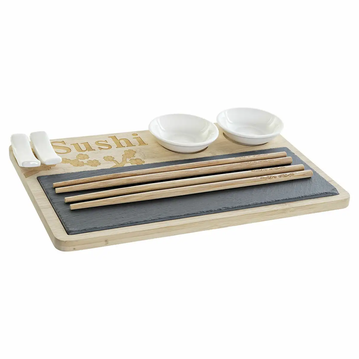 Set de sushi dkd home decor pc 186227 blanc noir naturel bambou ardoise moderne oriental 28 5 x 18 5 x 2 6 cm 9 pieces 28 5 x_7010. Plongez dans l'Univers de DIAYTAR SENEGAL - Où la Qualité et la Diversité se rencontrent. Parcourez nos rayons virtuels pour trouver des produits répondant à tous les besoins, du confort de votre foyer.