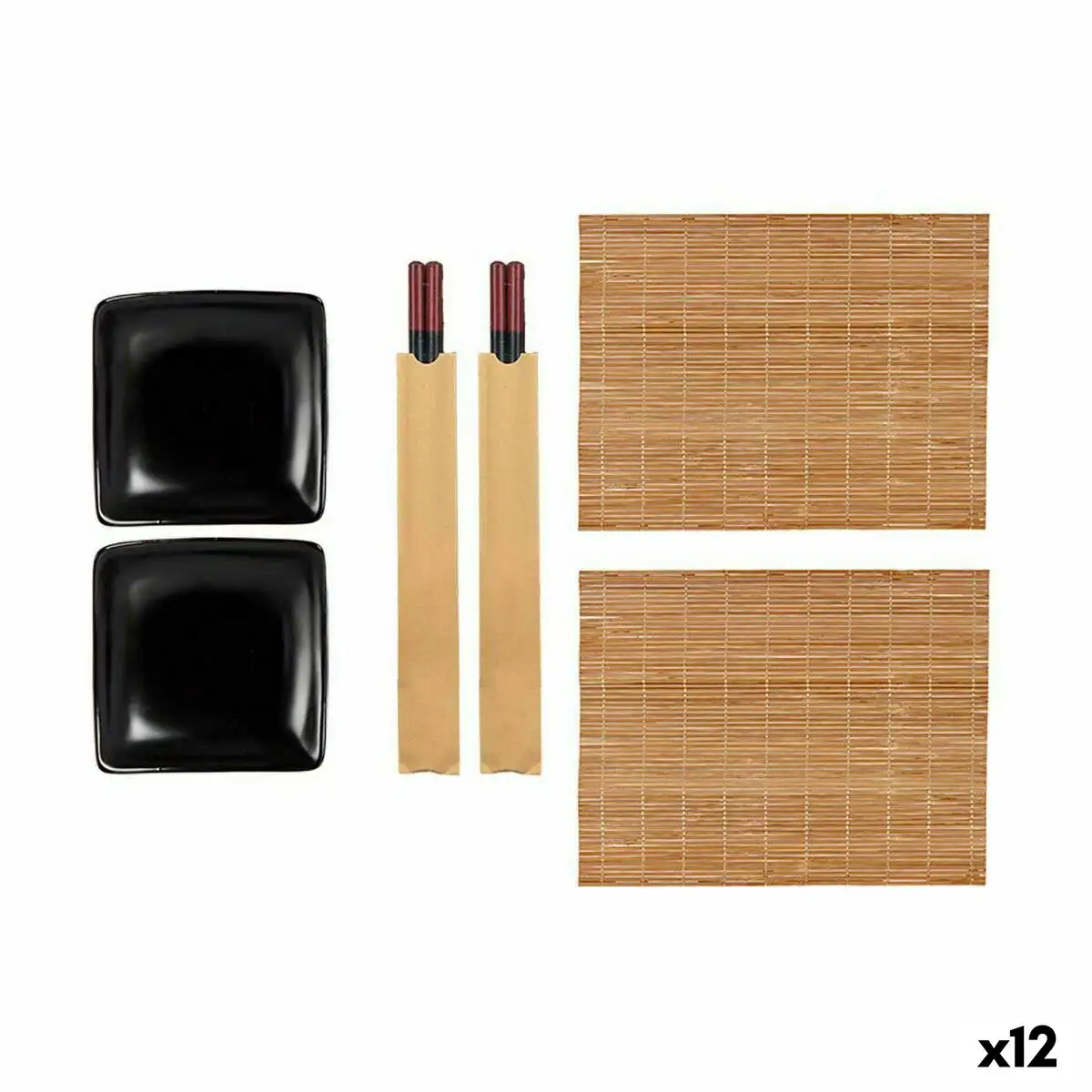 Set de sushi noir ceramique bambou 12 unites _4790. Bienvenue sur DIAYTAR SENEGAL - Où Choisir Rime avec Qualité. Explorez notre gamme diversifiée et découvrez des articles conçus pour répondre à vos attentes élevées.