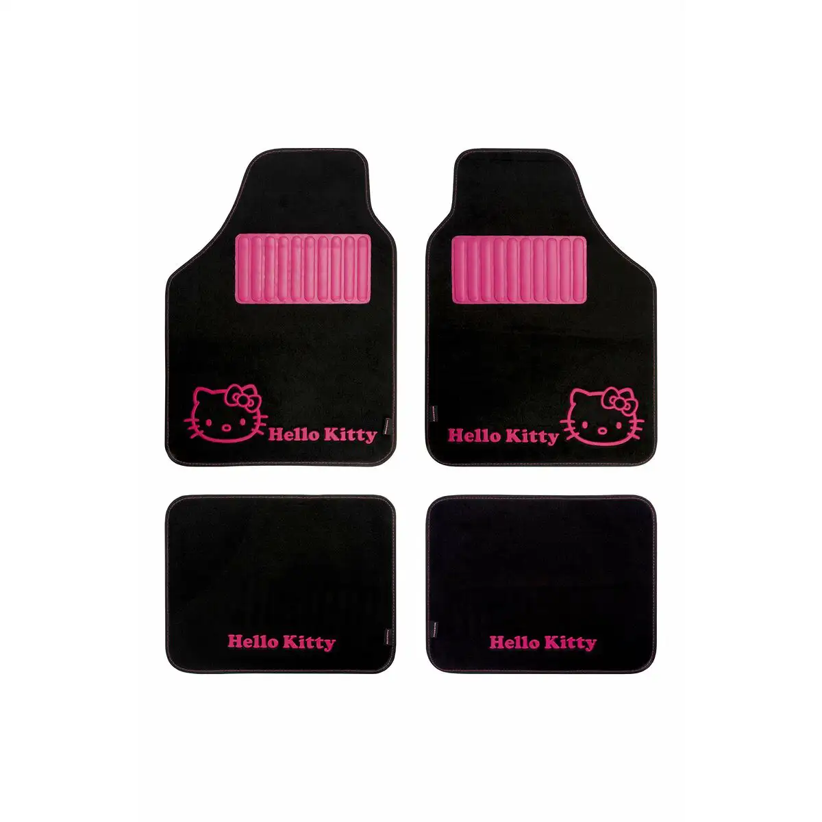 Set de tapis de voitures hello kitty kit3013 universel noir rose 4 pcs _7198. DIAYTAR SENEGAL - L'Art de Vivre l'Excellence au Quotidien. Explorez notre gamme et choisissez des produits qui ajoutent une note de prestige à votre vie.