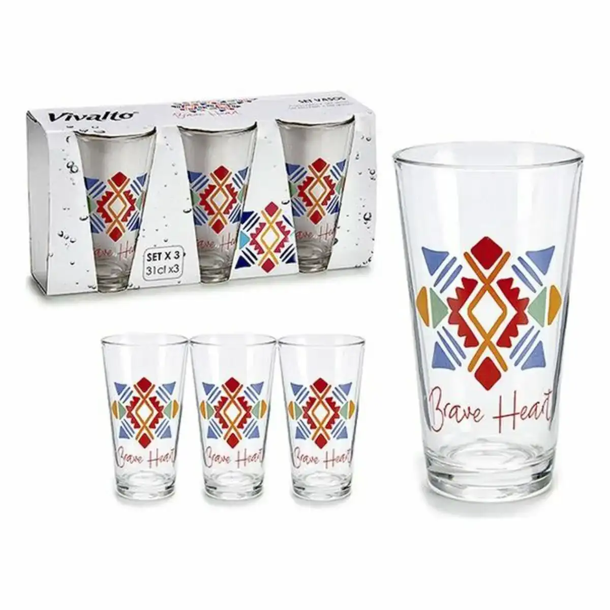 Set de verres 44472_3729. DIAYTAR SENEGAL - Où l'Élégance se Mêle à l'Authenticité. Naviguez à travers notre boutique en ligne et choisissez des produits qui incarnent le style et la tradition du Sénégal.