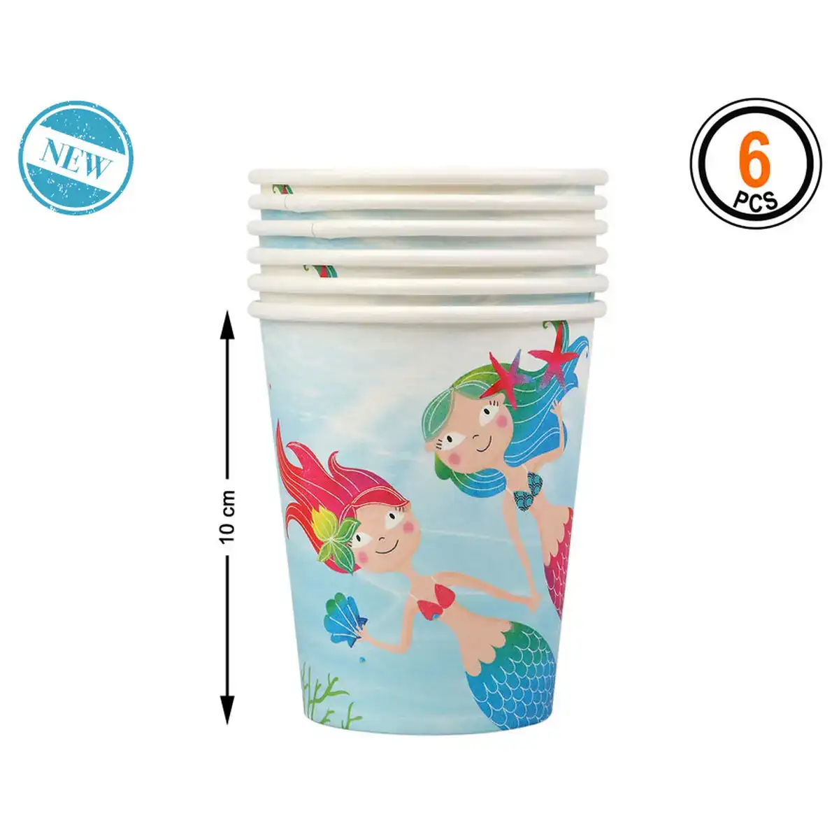 Set de verres multicouleur sirene 6 unites_8855. Bienvenue sur DIAYTAR SENEGAL - Là où Chaque Objet a une Âme. Plongez dans notre catalogue et trouvez des articles qui portent l'essence de l'artisanat et de la passion.