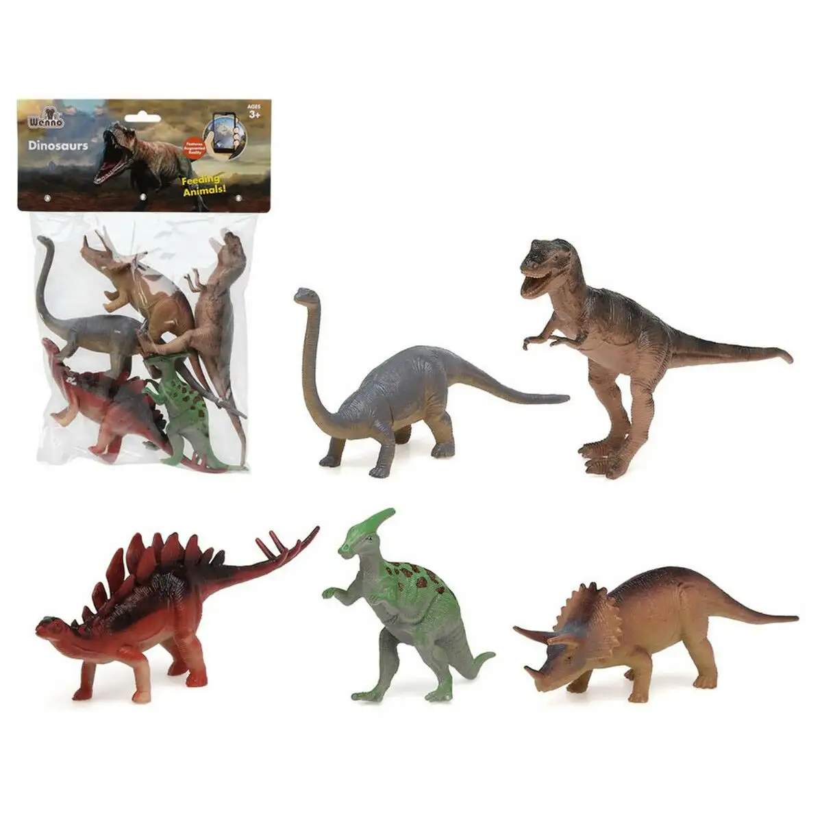 Set dinosaures 31 x 23 cm 5 unites _8228. DIAYTAR SENEGAL - Votre Portail Vers l'Exclusivité. Explorez notre boutique en ligne pour découvrir des produits uniques et raffinés, conçus pour ceux qui recherchent l'excellence.