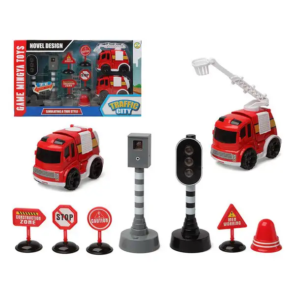 Set pompiers traffic city 112840 9 pcs _9348. DIAYTAR SENEGAL - Votre Paradis Shopping au Cœur du Sénégal. Explorez notre boutique en ligne et découvrez des produits conçus pour enchanter chaque aspect de votre vie.